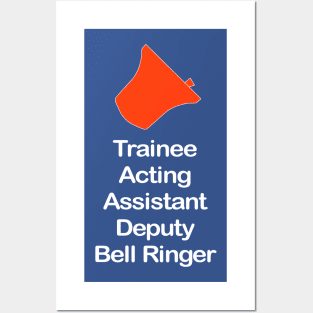 Trainee Bell Ringer (Dark Background) Posters and Art